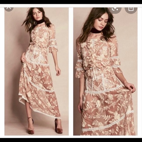 For Love And Lemons Emilia Top Blouse skirt set s - Picture 2 of 9